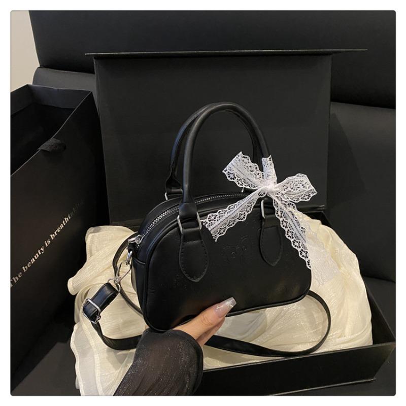 

Premium messenger bag women s new popular fashion small square bag portable bowling bag чорний