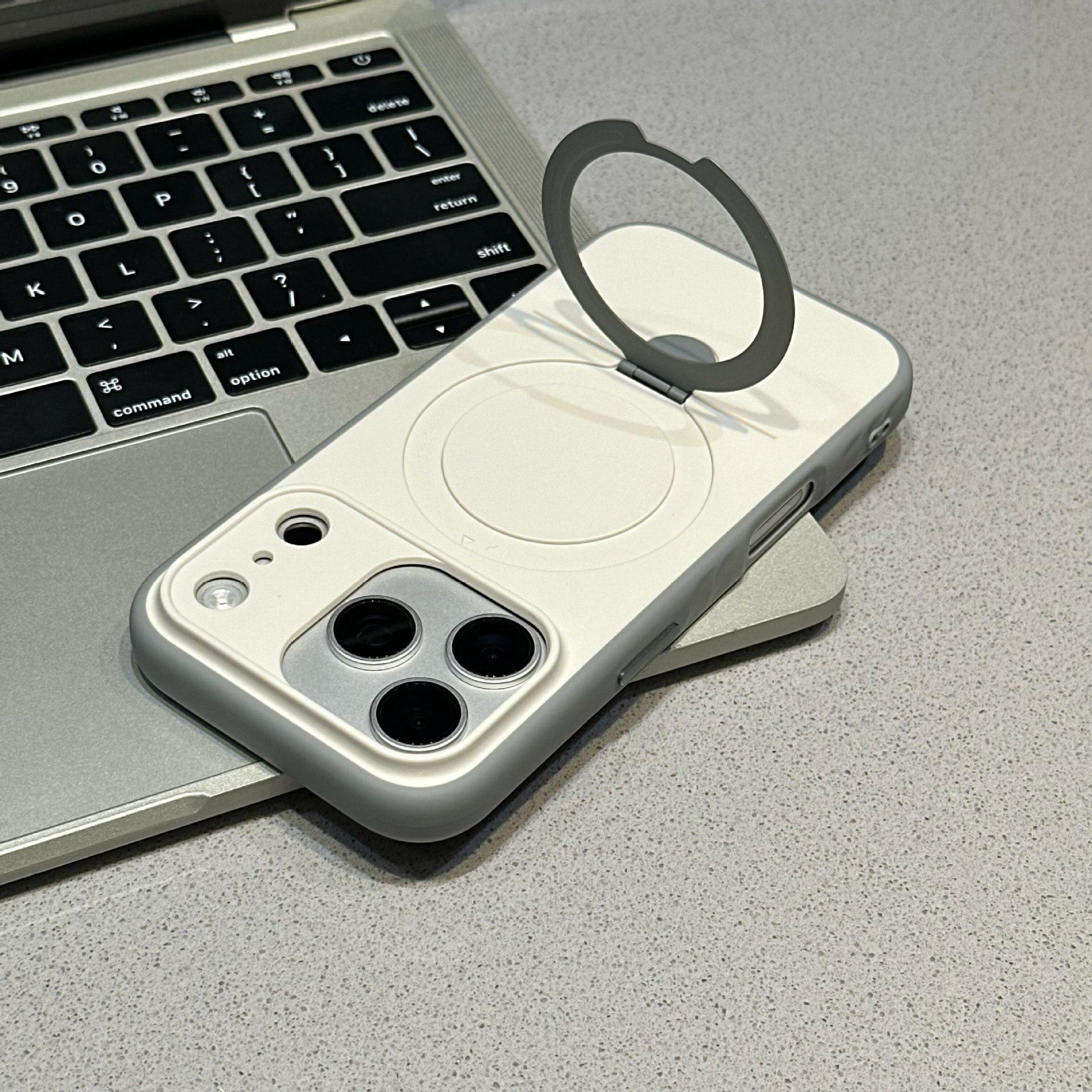 

Dual-Color Magnetic iPhone 17 PRO MAX Anti-Slip Case with Apple 16 Drop-Proof Full Coverage 17 PRO