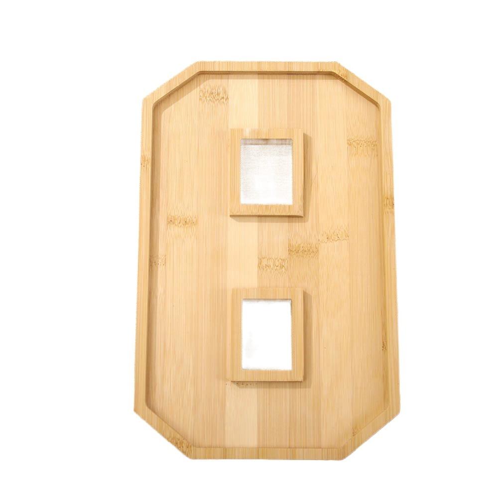 Fillable Wooden Number Charcuterie Board Decorative Food Platter Serving Trays  for Home