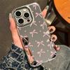 Girl Pink Bow Apple 17pm Mirror Phone Case New Iphone16 Light Luxury Makeup Mirror 15