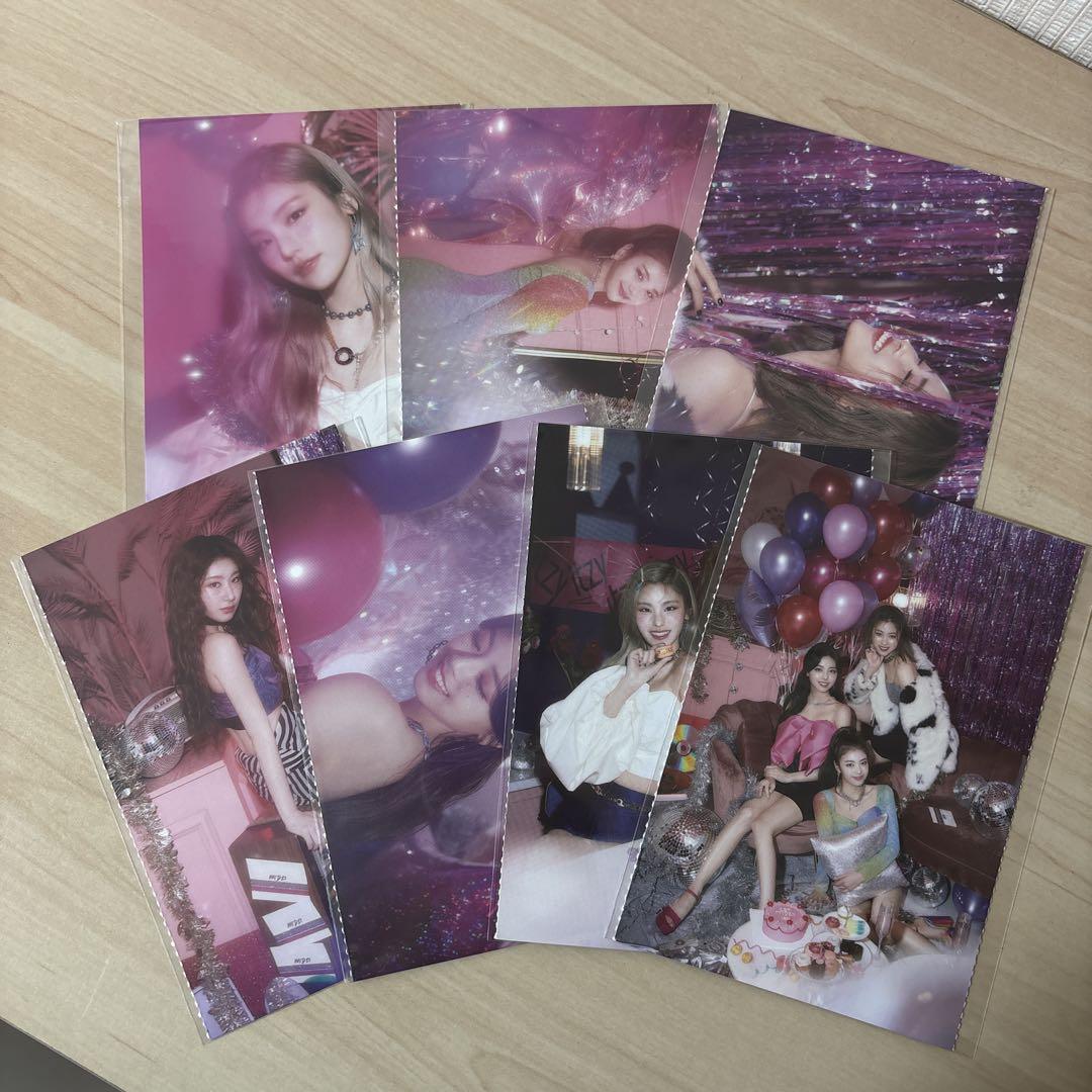 

[USED] ITZY Korea FC 1st Generation Postcards, Posca Trading Cards