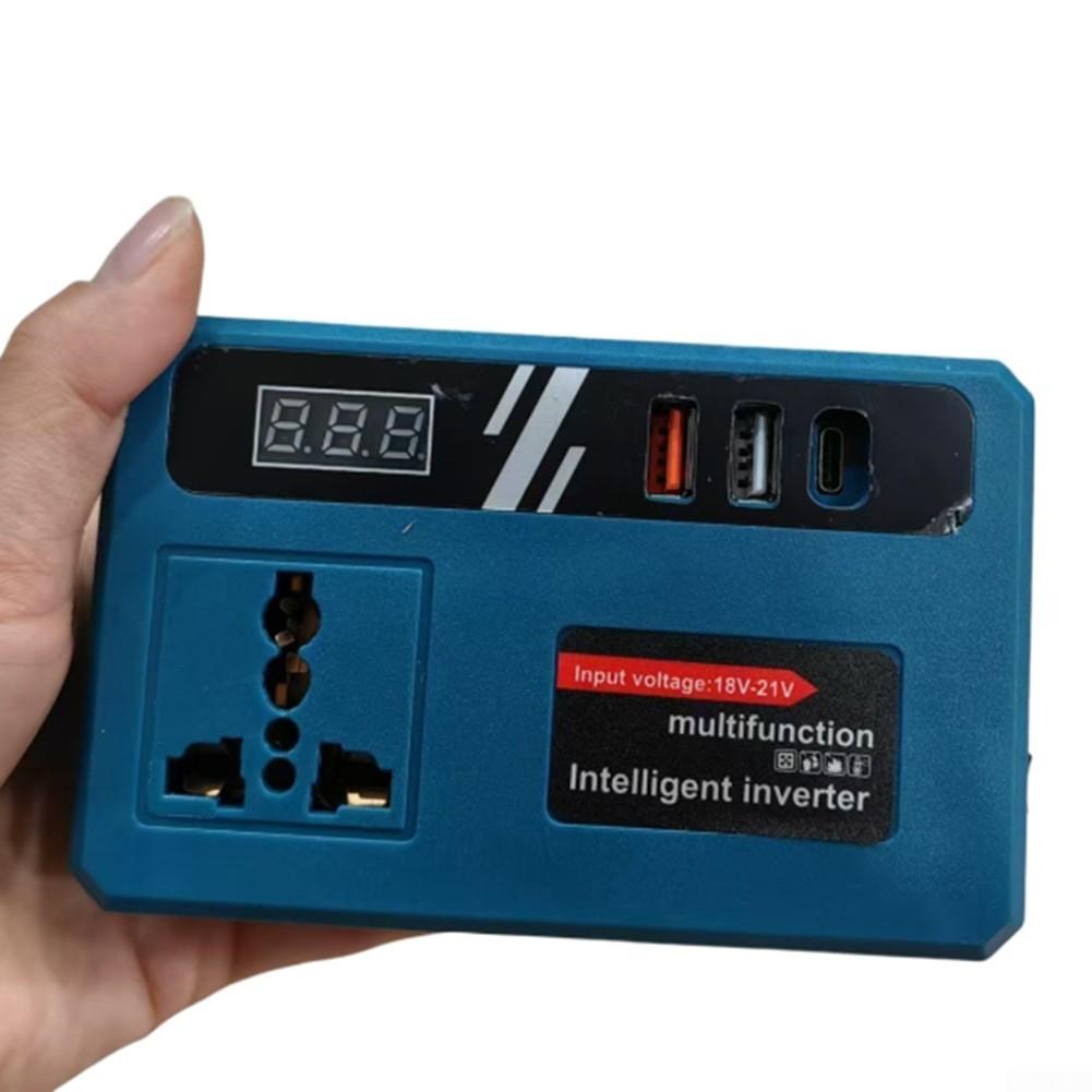 Multifunctional 120W Inverter DC18V21V to 220V AC for Small Appliances