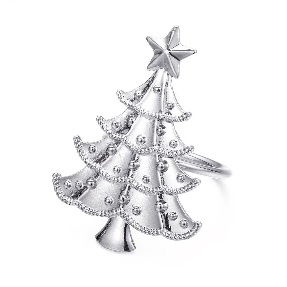 El Sanatları Noel Ağacı Düğün Malzemeleri Masa Dekorasyonu Noel Malzemeleri Peçete Halkası Ağız Halkası