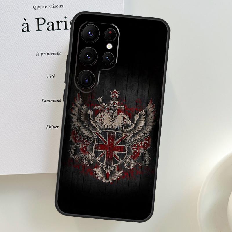 England British UK Union Jack Flag Phone Case For Samsung Galaxy S22 Ultra S21 S20 FE S9 S10 Plus Note 10 20 S23 Ultra Cover