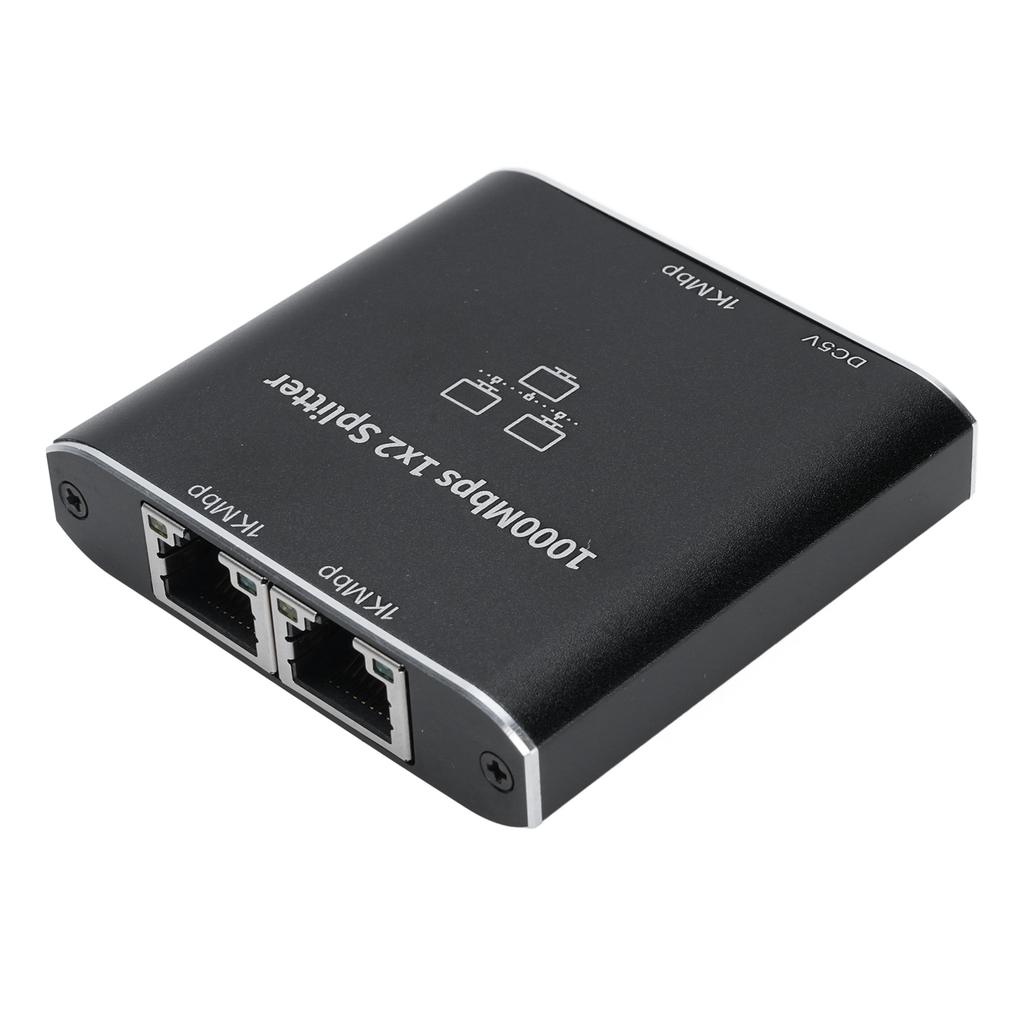 Gigabit Ethernet Splitter 1 To 2 1000Mbps RJ45 Internet Splitter Adapter Network Switcher for IPTV Router PC