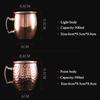 500ML Stainless Steel 304 Copper Cup Mug Cup Moscow Donkey Mule Cup Cocktail Glass Beer Coffee Cup Coffee Water Mug Dropshipping