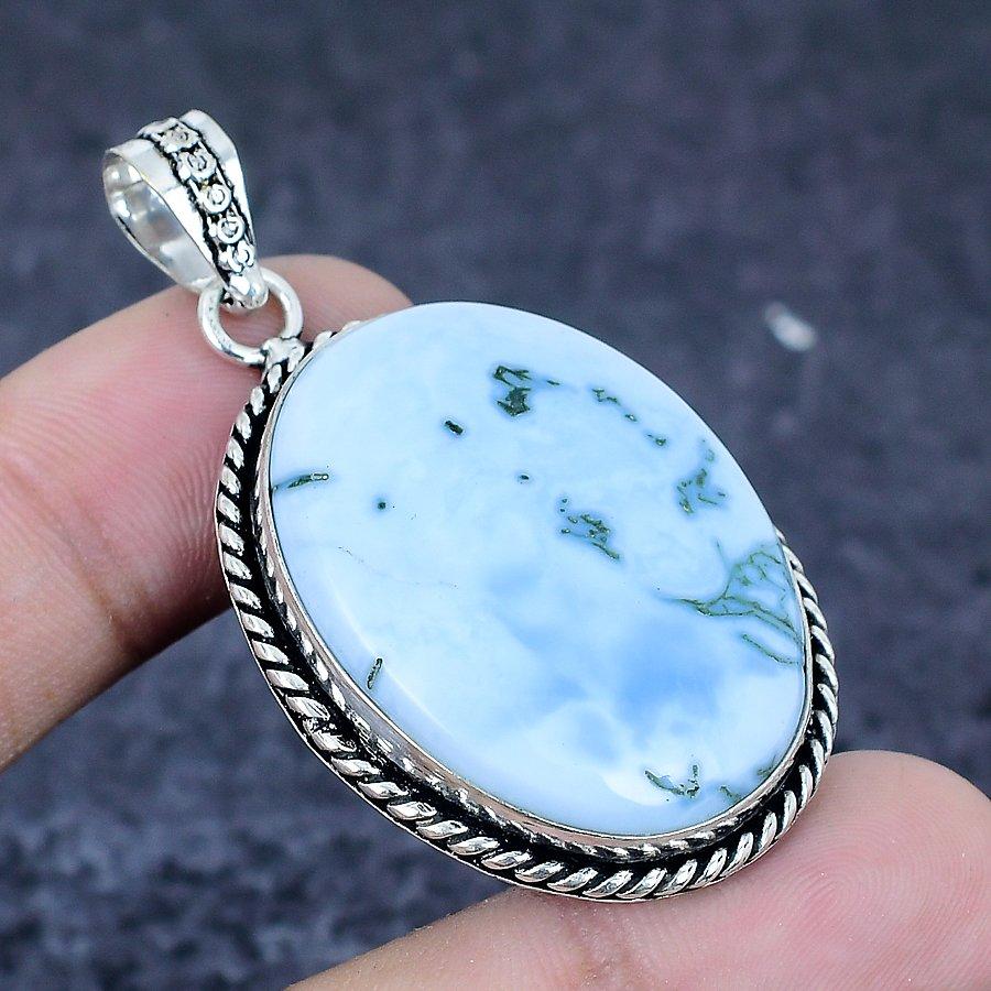 Natural Owhyee Opal Gemstone 925 Sterling Silver Jewelry Pendant 2.13" n7c24