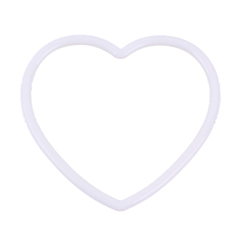 Traumfänger Kreisringe Herzförmige Makramee-Ringe Zubehör DIY Windspiel Handgefertigter Schmuck Bastelbedarf