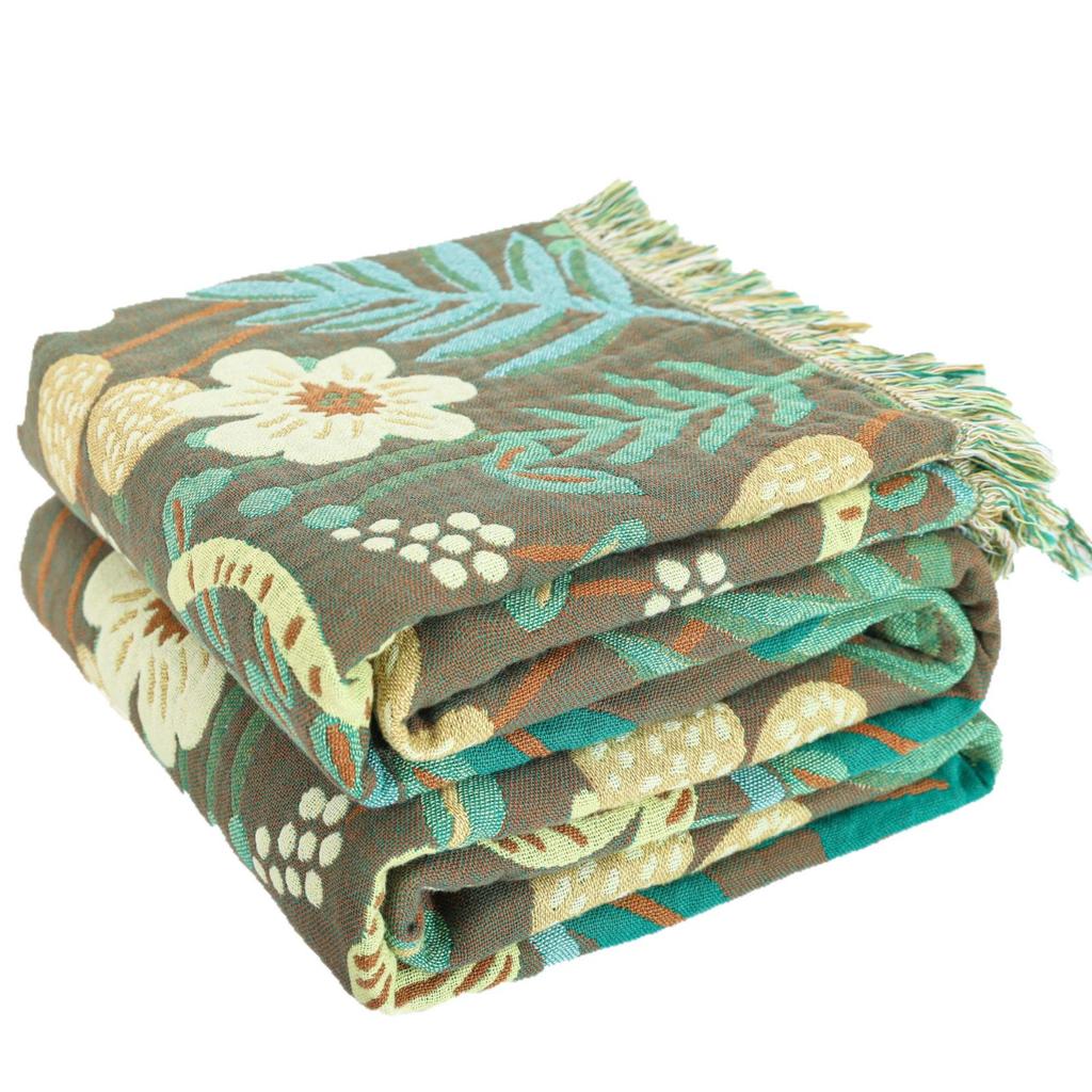 Non-Slip Sofa Towel, Towel Blanket, Bedspread, Four-layer Cotton Gauze, High Quality, Four Seasons, 150*200 Cm