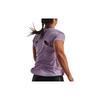 Under Armour Breathable Running Short Sleeve T-Shirt Women Tops Purple 1369764-566