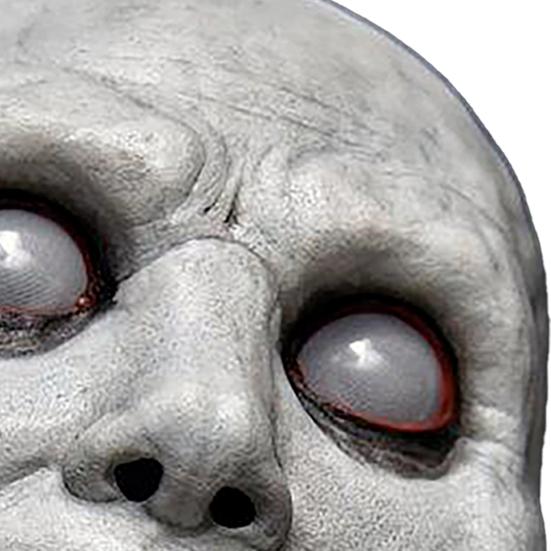 Straszne Bardzo Szczegółowe Nakrycie Głowy na Halloween Emulsyjny Uśmiech Wyniosły Wyraz Twarzy Maska Horroru na Imprezę