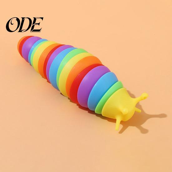 Sensorisches Spielzeug Fidget Schnecke Bunt Niedlich 3D Gelenkig Stim Handgelenk Krafttraining Flexibel Stressabbau Lustig Quetschbar Dekompression Jungen Mädchen Geschenk