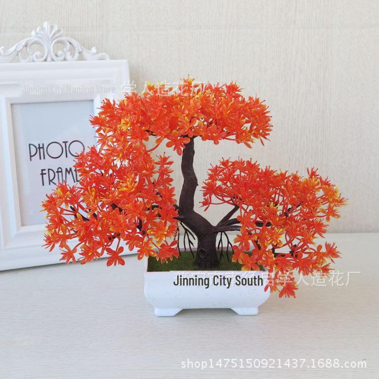 Small Artificial Potted Plant - Desktop Decoration Bonsai