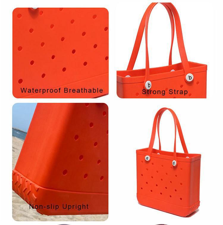 EVA Beach Bag: Waterproof, Large Capacity, Easy-to-Clean Storage for Swimming