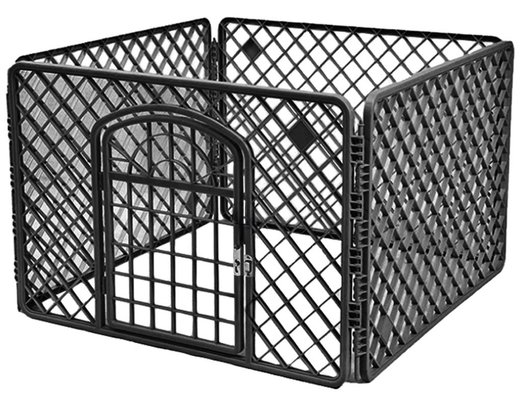Dog Pen 90X90X60Cm Black