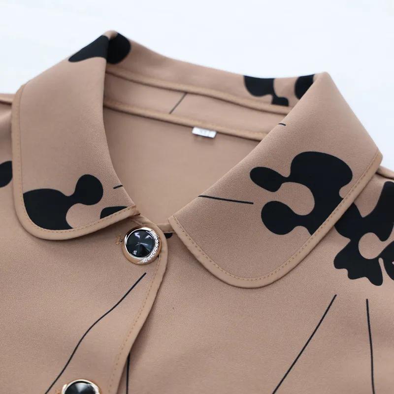 Spring and Autumn Mother Jacket Fashion Women's Short Windbreaker Jacket Women