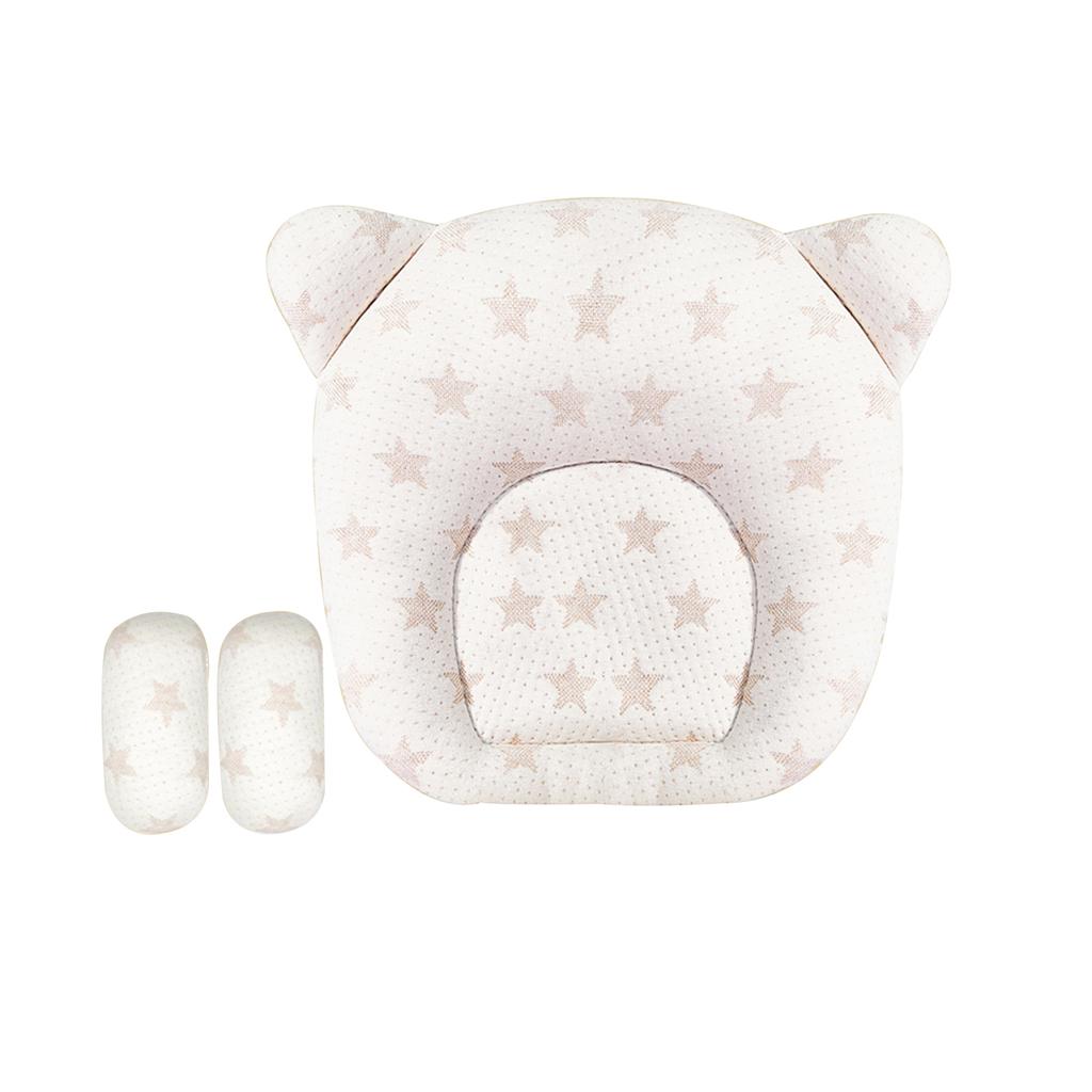 Oreiller Bébé Anti-tête Plate – Coussin Nuque En U Pour Poussette, Siège Auto Et Sommeil – Respirable 0-12 Mois
