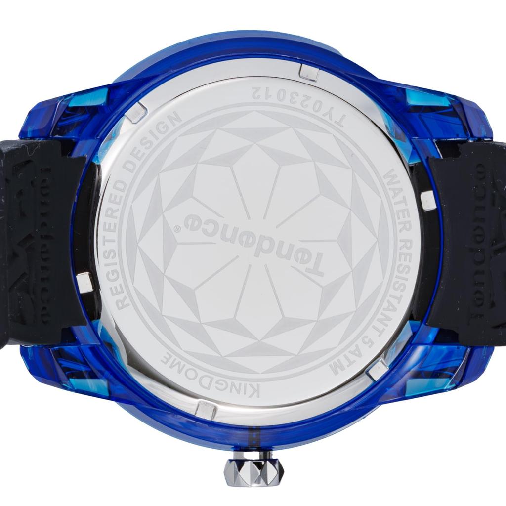 Watch Tendence KING DOME Quartz 5 ATM Water Resistant Mineral Glass Blue Dial Nylon TENDENCE Men's TY023012-BK-AM