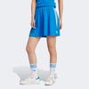 Adidas Originals Adicolor Classic Three Stripes Color Block Pattern Elastic Waist Casual Skirt Women Skirts Blue IP0704