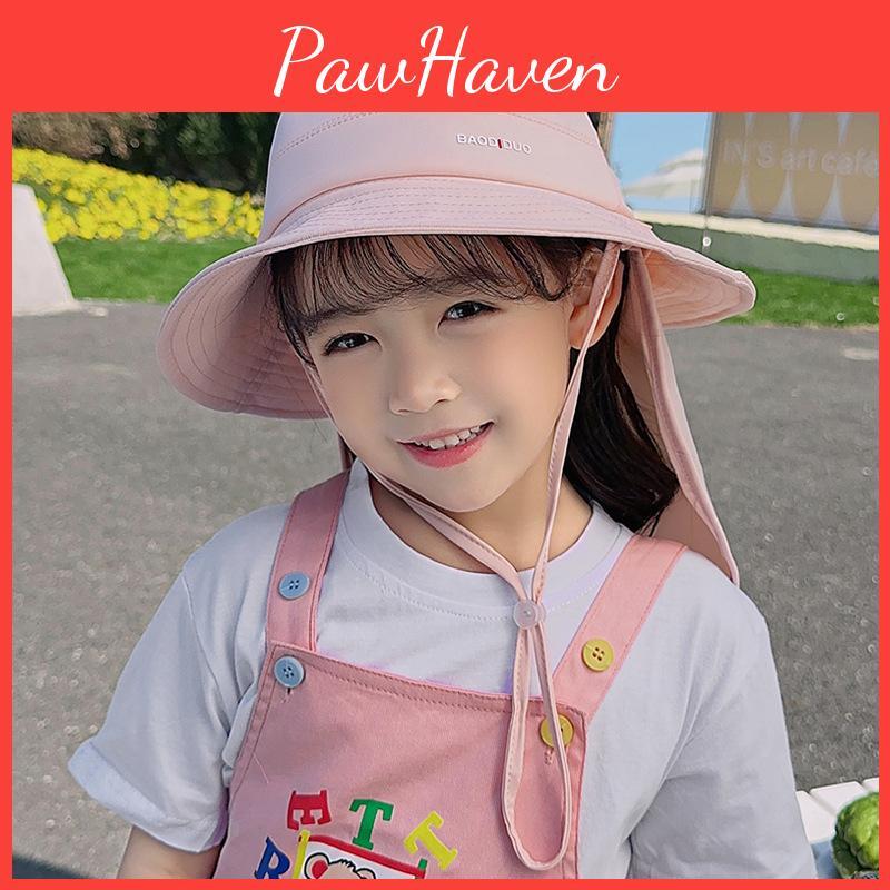 Kinder UV-Schutzhut mit breiter Krempe und weichem Stoff für den Strandurlaub