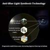 Stylish Red Reading Glasses 2.5 Magnification Anti-Blue Light Anti-Fatigue Computer Glasses for Men and Women