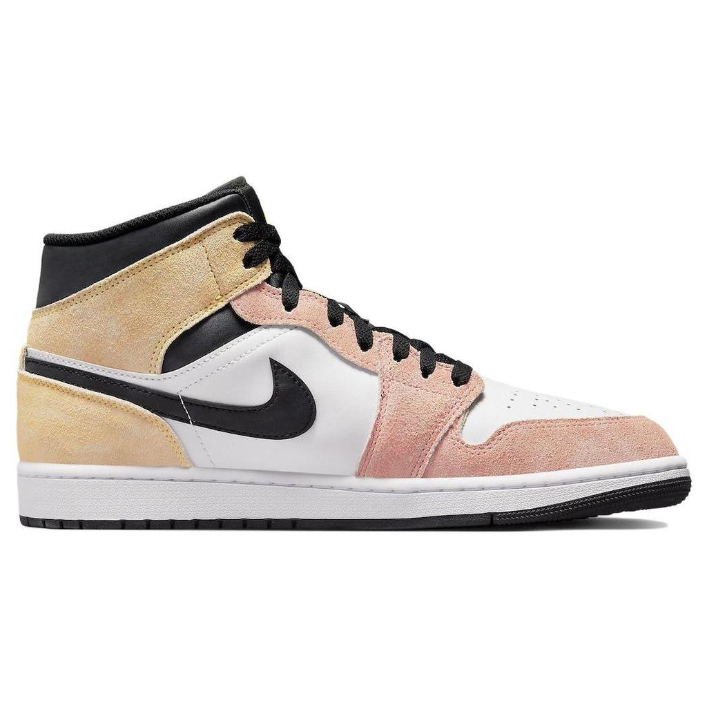 Air Jordan 1 Mid SE Flight Club Men Sneakers Pink Magic-Ember Sundial DX4332-800