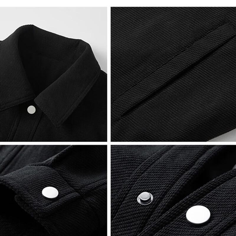 MIIOW Men's American Retro Plush Lined Warm Jacket