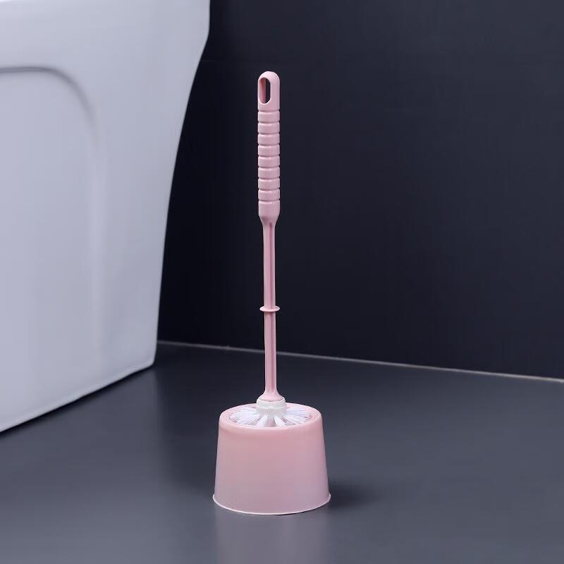 Punch-Free Wall-Mounted Toilet Brush with Base