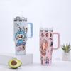 Cartoon 40oz Auto-Becher Wärmeisolierender Wasserbecher Edelstahl Thermosbecher Große Kapazität Auto-Becher Kreativ