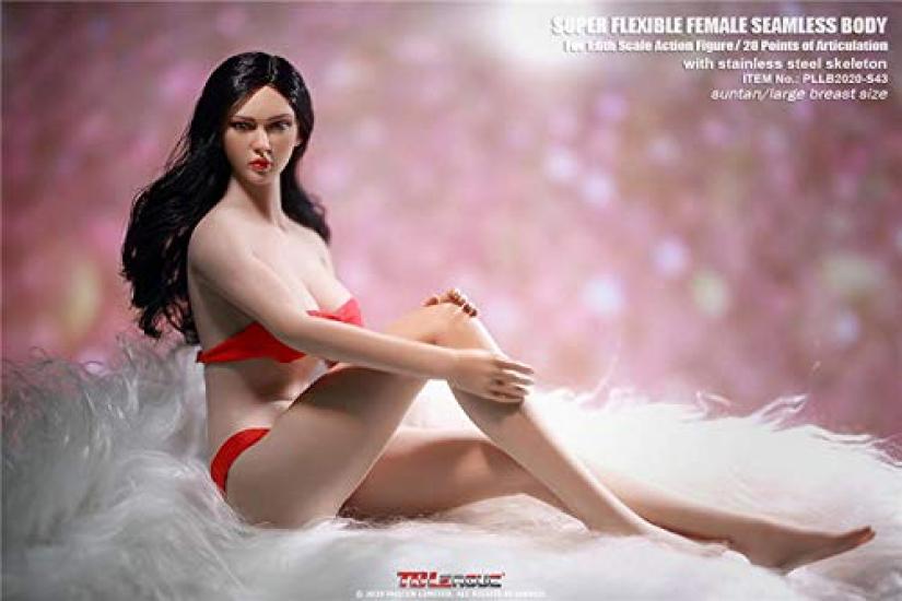 scale action figure TBLeague Suntanned skin Tall beautiful girl Super flexible seamless body Large bust Bikini included Head included Full set