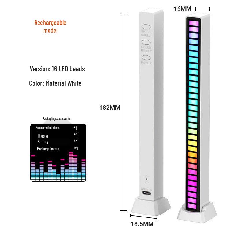 Atmosphere Light Speaker for Gaming Rooms: Creative Desktop Music and Rhythm Sound Control Decoration