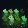 30/20 Stück Mini-Fluoreszierende Wasserschweine, Leuchtende Mikro-Landschaftstiere, Miniaturfiguren, Gartenaccessoires, Dekoration für Rasen, Hof