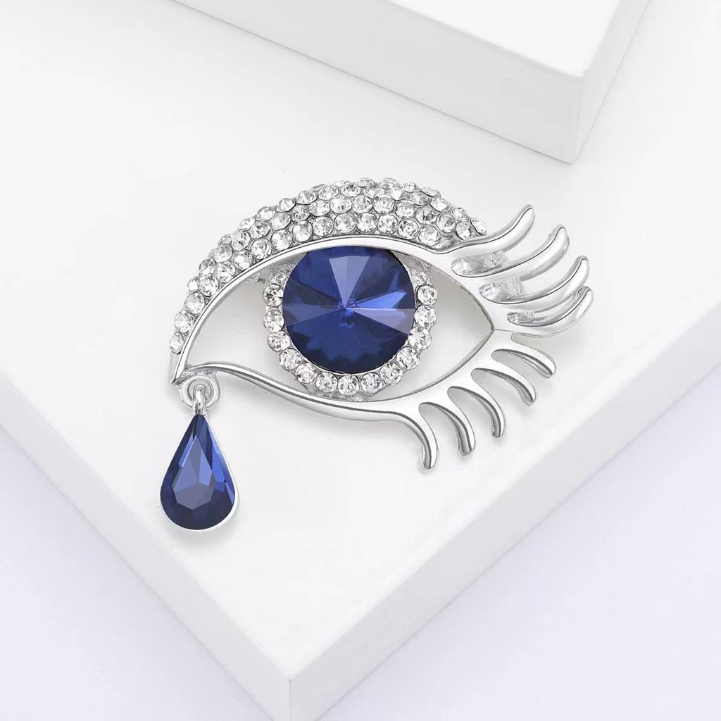 Demon's Eye Brooch - Sophisticated and High-Quality Headpiece with Fashionable Anti-Glare Fastener