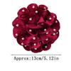 Elegant Fabric Flower Brooch 13cm Size Pearl Badge Corsage New Brooch Pin  Clothing Accessories