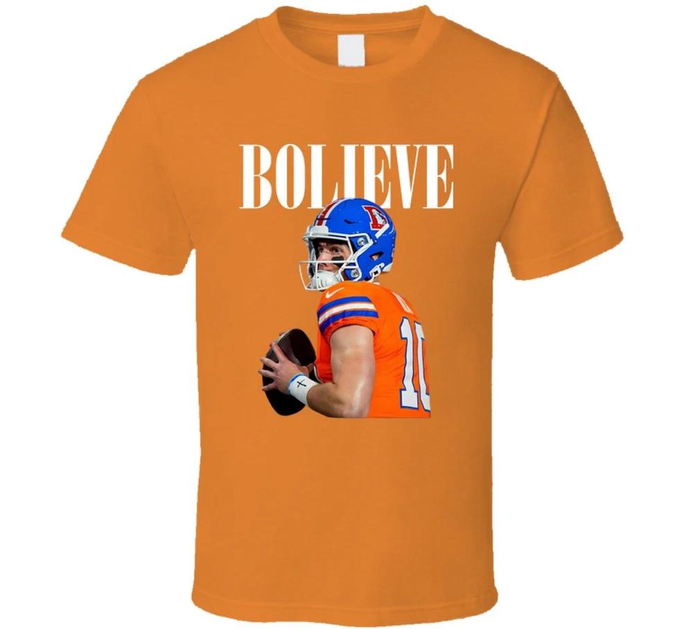 Bolieve Bo Nix Football Fan T Shirt S