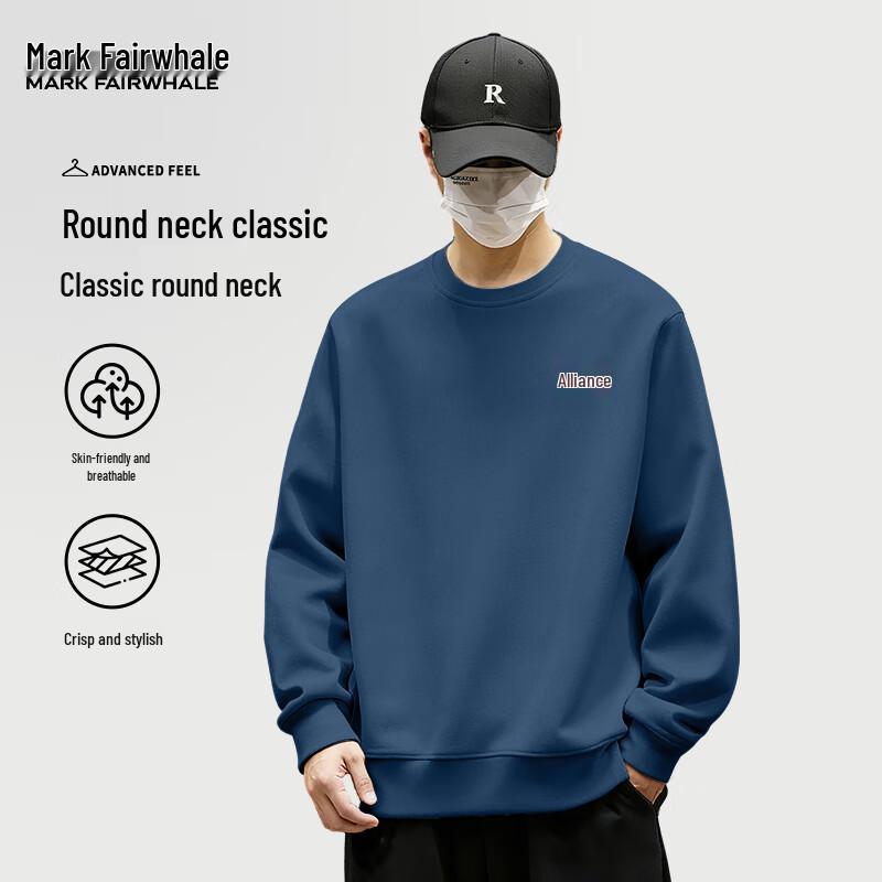 

Mark Hua Fei Men s Heavyweight Round Neck Sweatshirt 4XL