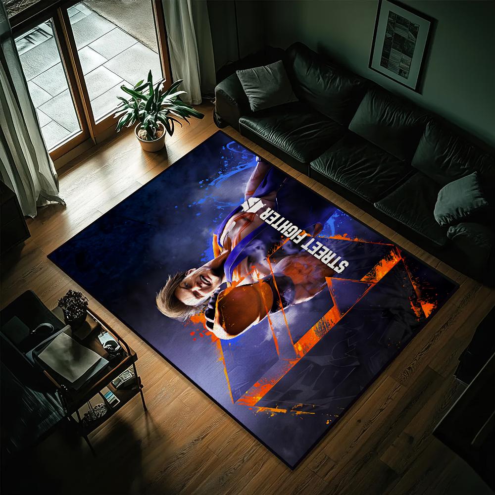 Spiel S-Street Fighter kleiner Teppich Nachttisch Küche Bad Wohnen Haus Schlafzimmer Bodenmatte Fußmatte Großer Teppich Teppich Dekoration