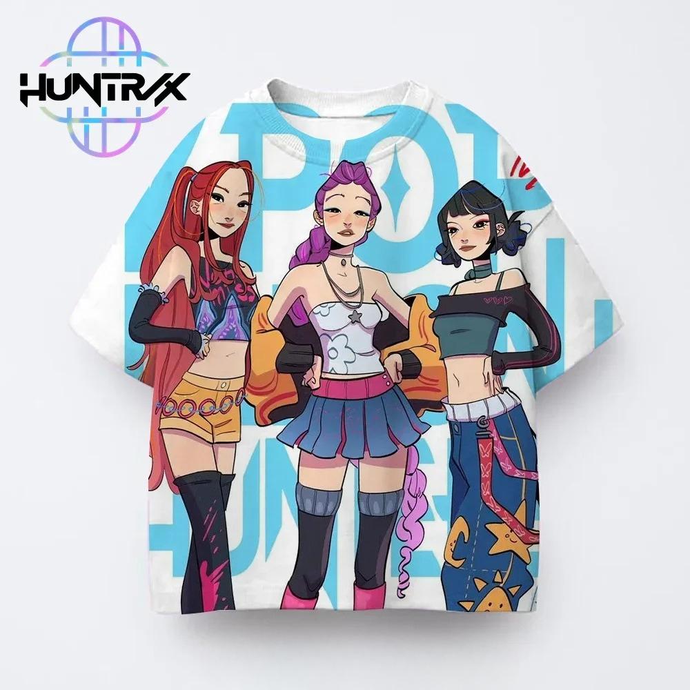 T-Shirts Girls Casual Fashion Children's Cartoon Printed Short Sleeve Girls Comfort T-Shirt Clothing Top