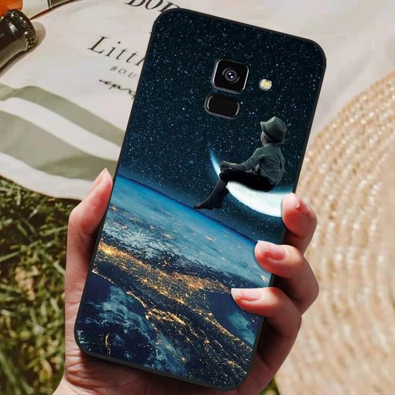 For Samsung Galaxy A8 2018 A530 A530F Case Silicon Soft TPU Phone Cover For Samsung A8 Plus 2018 A730 A730F Case Black Coques