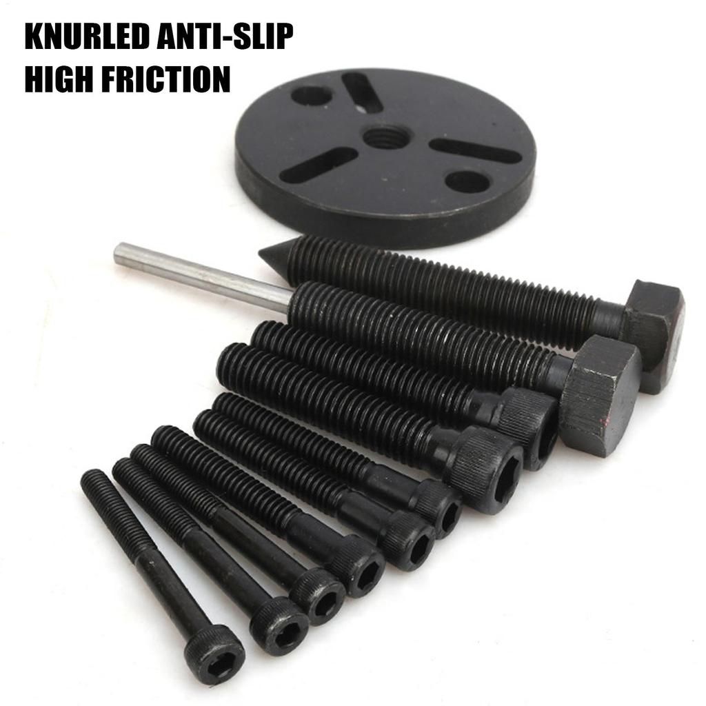 AC Clutch Puller Tool Car Air Conditioning Compressor Hub Remover Service Kit Universal Auto Repair Installer for Garage