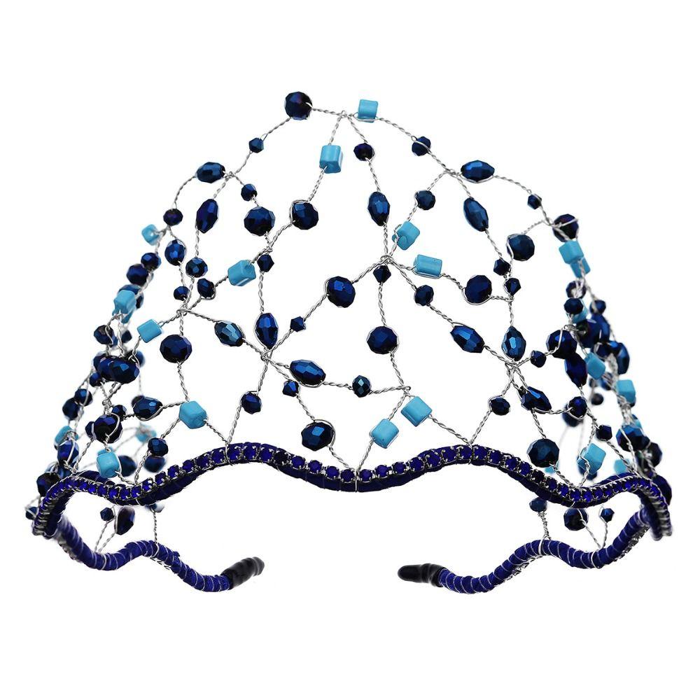 Handmade Sparkling Rhinestone Tiara Wedding Headpieces Bride Hair Bands  Party