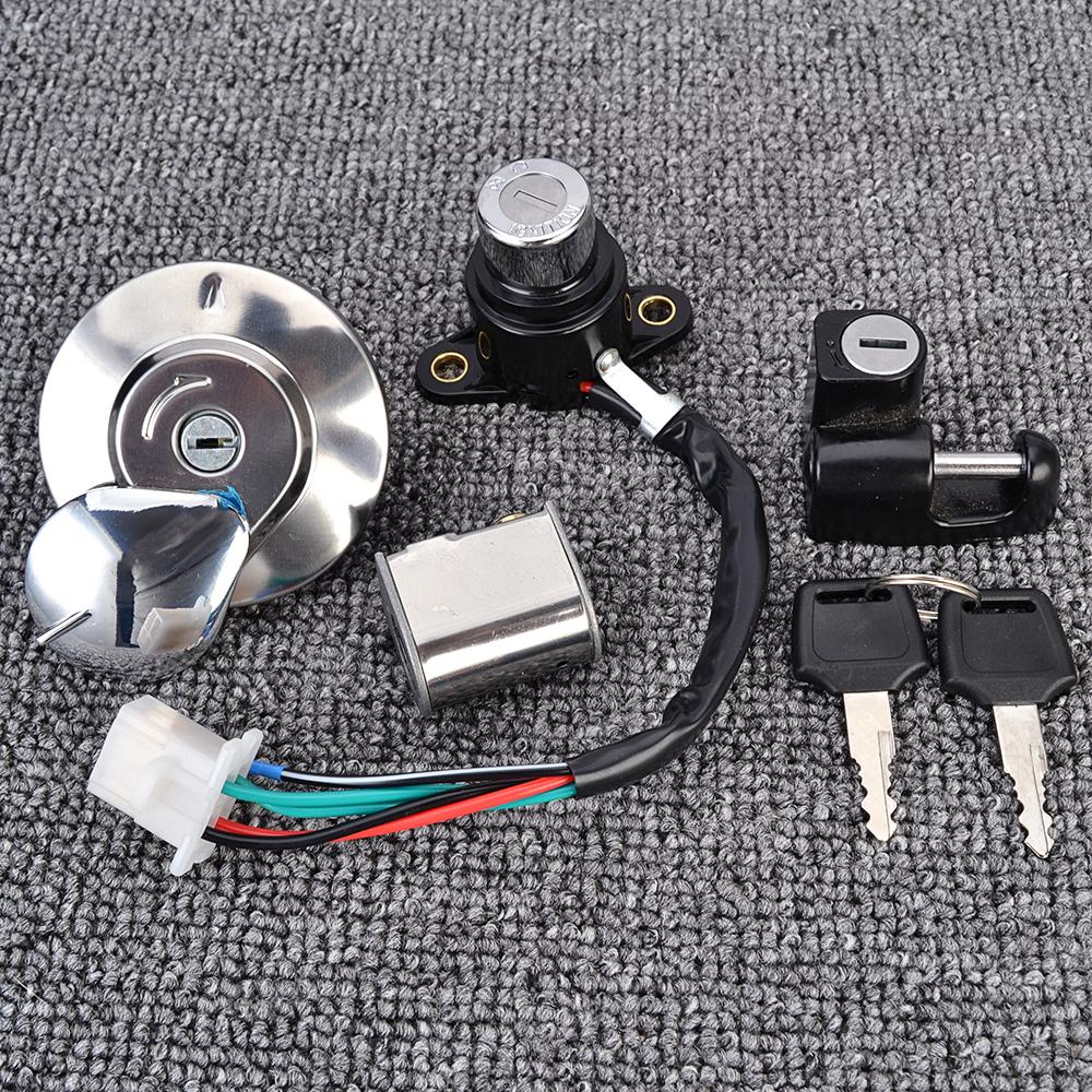 Fuel Gas Cap Ignition Switch Seat Lock with Key Kit For Honda CMX250 (REBEL)1985-2014 CA125 1995 1996 1997 1998 1999
