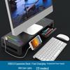 Multifunctional Monitor Riser with USB Ports and LED Lighting