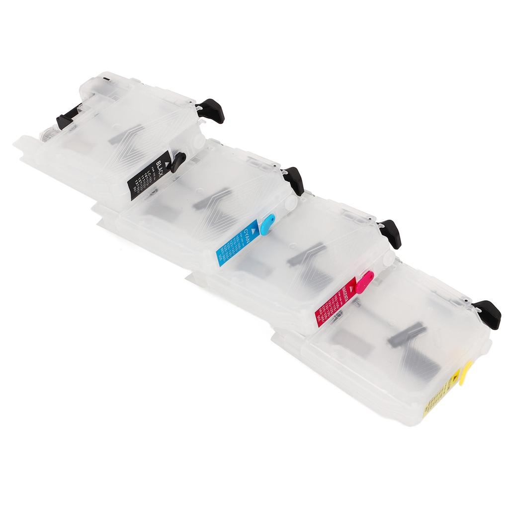 Ink Cartridges Compatible Refill Replacement With Permanent Chip 4 Colors for Inkjet Printer LC211