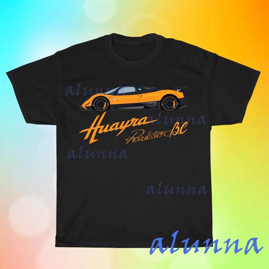New Pagani Huayra Racing Car Men s Black T-shirt Funny Size S to 5XL M