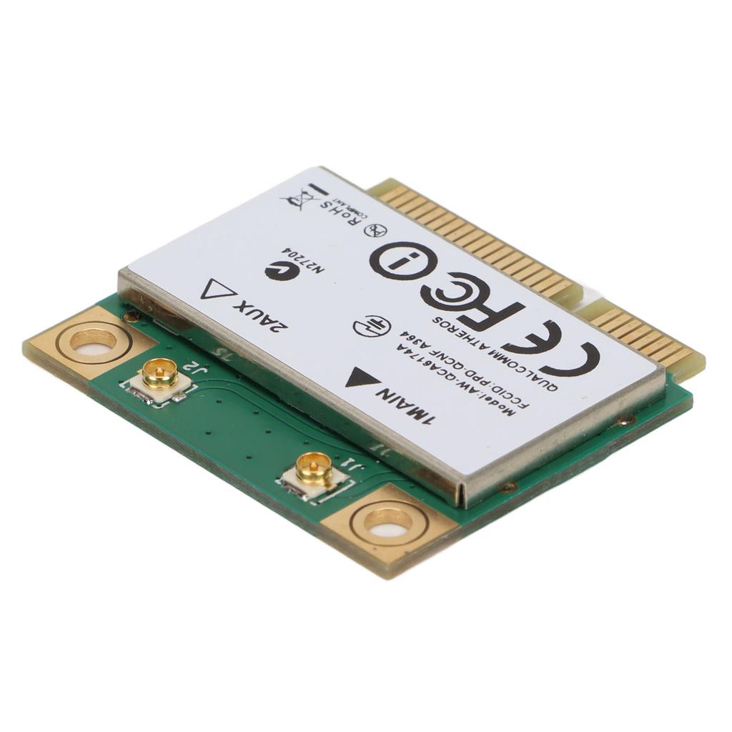 WiFi Card 1200Mbps 2.4G 5G Dual Band 802.11 A B G N Ac Mini Wireless Pcie Network Card with Screws for Windows 7 8 10