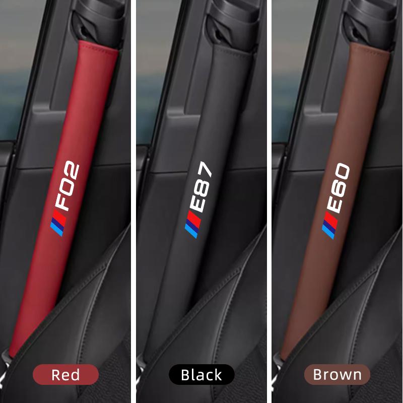 XJVYV1 For BMW 2025 Hot 2Pcs Car Seat Belt Cover Seat Belt Shoulder Pads Auto Interior Accessories For BMW M Performance E46 E52 E60 E7