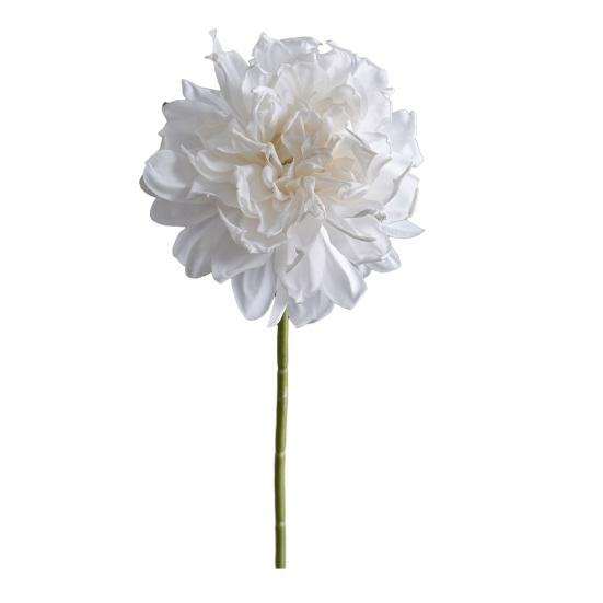 6 Stück Künstliche Dahlienblumen 11" Falsches Seiden-Dahlien-Bouquet mit Stiel für Hochzeitsbouquets Zuhause Büro Tischmittelstück Blumengestecke