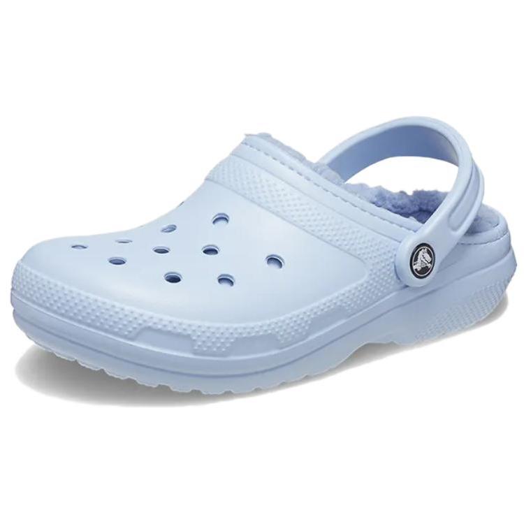 Crocs EVA Double-wear Comfortable Outdoor Hole Shoes Unisex Blue Stone