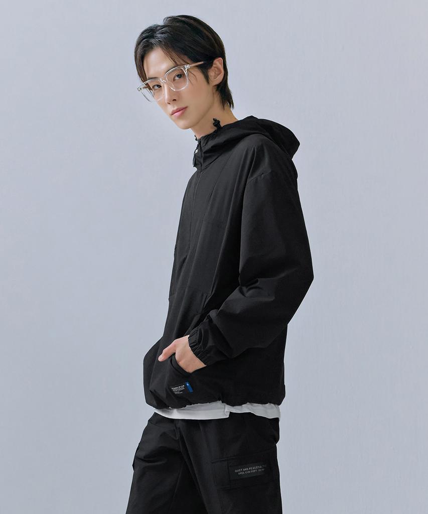 Chasecult Men'S Stretch Hooded Anorak T-Shirt-Cerk5118B03